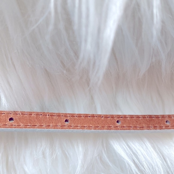 Black Halo Dress Waist Belt Leather Buckle White main image 7